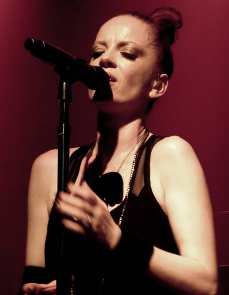 The album was originally going to include a duet with Shirley Manson (pictured in 2012)