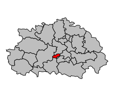 Canton d'Albi-Ovest - Carte