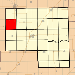 Map highlighting Long Point Township, Livingston County, Illinois.svg