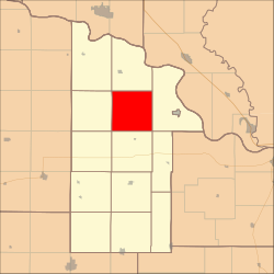 Map highlighting Silvercreek Township, Dixon County, Nebraska.svg