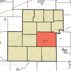 Map highlighting Washington Township, Owen County, Indiana.svg