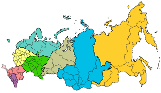 <span class="mw-page-title-main">Federal districts of Russia</span> Federal subjects of Russia