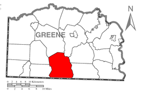 Placering af Wayne Township