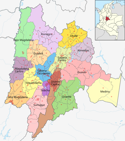 File:Mapa de Cundinamarca (subregiones).svg