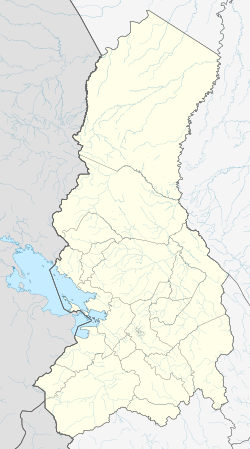 Chulumani ubicada en Departamento de La Paz (Bolivia)
