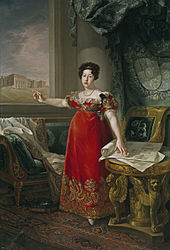 Bernardo López Piquer: Maria Isabel of Braganza Queen of Spain as Founder of the Museo del Prado