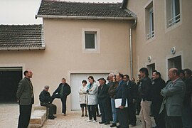 Mars 1998 Inauguration de 2 logements locatifs de la commune de Molay.