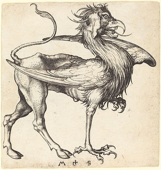 File:Martin Schongauer, The griffin (15th century).jpg