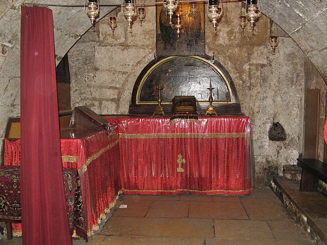 Chapel of Saints Joachim and Anne, originally the tomb of Queen Melisende of Jerusalem