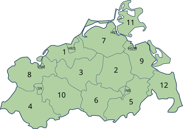 File:Mecklenburg-Vorpommern Kreise (nummeriert).svg