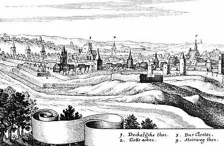 Merian Querfurt 1650 Ausschnitt