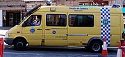 Kameraövervakningsbuss från Merseyside-polisen (England)