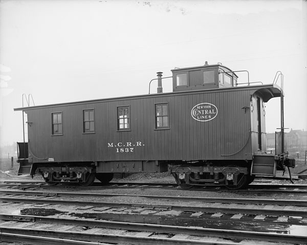 A Michigan Central caboose