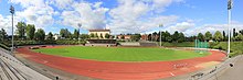 Panoramic view of Mikkelin Urheilupuisto stadium Mikkelin urheilupuisto 1.jpg