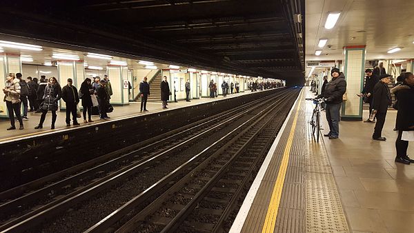 View of the subsurface tracks after refurbishment in 2016.