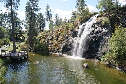Mirabeau Point Park waterfall