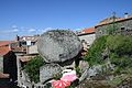 Village of Monsanto, detail of house with granite rock