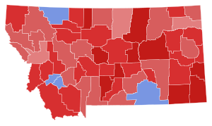 Montana's at-large congressional district election, 2002 results by county.svg