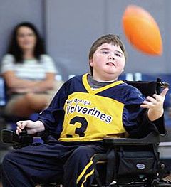 Moterized Wheelchair Football Player.JPG
