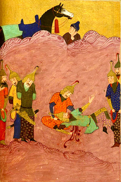 File:Muhammad Musá al-Mudhahhib - Alexander the Great Laments the Death of Darius - Walters W606265B - miniature.jpg
