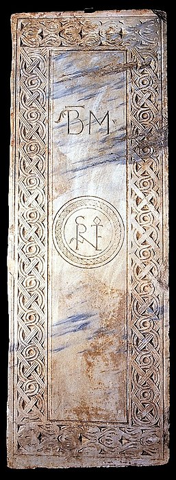 Gravestone of Boethius in the Pavia Civic Museum