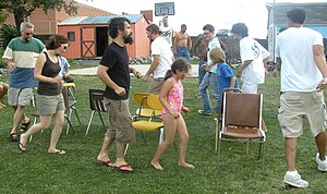 Musical chairs Musical chairs Lawn Jam Our Community Place Harrisonburg VA June 2008.jpg