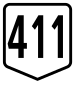 Route 411 Shield}} 