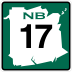 Route 17 marker