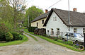 Čeština: Rozcestí v Ředičkách, části Nechvalic English: Fork in Ředičky, part of Nechvalice, Czech Republic.