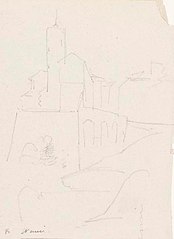 James Giles - Nemi - One of 91 Sketches of France, Italy & Greece - ABDAG003366.13