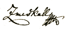 Signature of Nikolaus Zmeskall (Source: Wikimedia)