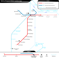 Schemat sieci metra