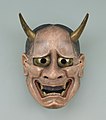 Máscara Noh tipo Hannya.  siglo XVII o XVIII.  Museo Nacional de Tokio