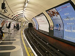 Waterloo, nástupiště linky Bakerloo Line