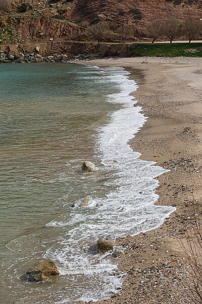 File:Northern coast Crete beach detail.jpg