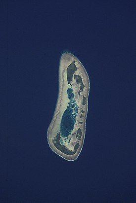 Satellite view of Nui atoll