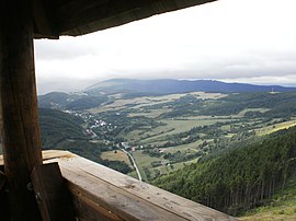Obec Zubák s Dohňanskej rozhľadne - panoramio.jpg