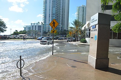 Tidal flooding