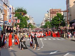 Street scene in Okazaki