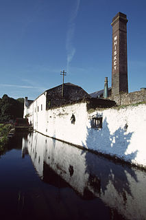 <span class="mw-page-title-main">Kilbeggan Distillery</span> Irish whiskey production site, County Westmeath, Ireland
