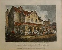 The first town hall in Newport Old Town Hall, Newport, Isle of Wight.jpg