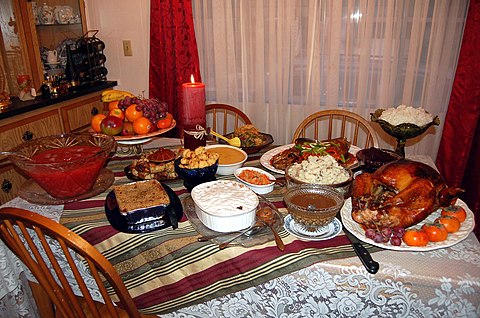 Our %28Almost Traditional%29 Thanksgiving Dinner., From WikimediaPhotos