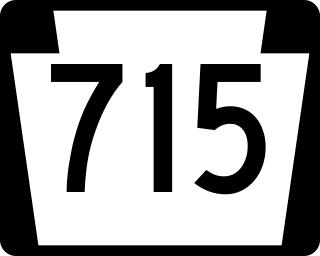 <span class="mw-page-title-main">Pennsylvania Route 715</span> State highway in Monroe County, Pennsylvania, US