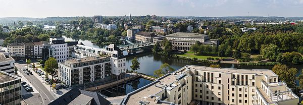 Panorama of Mülheim in 2014