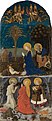 Поклонение пред Младенеца със светиите Йероним, Магдалена и Евстахий (ок. 1436)