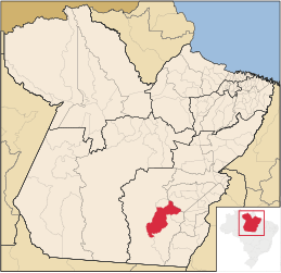 Ourilândia do Norte - Carte