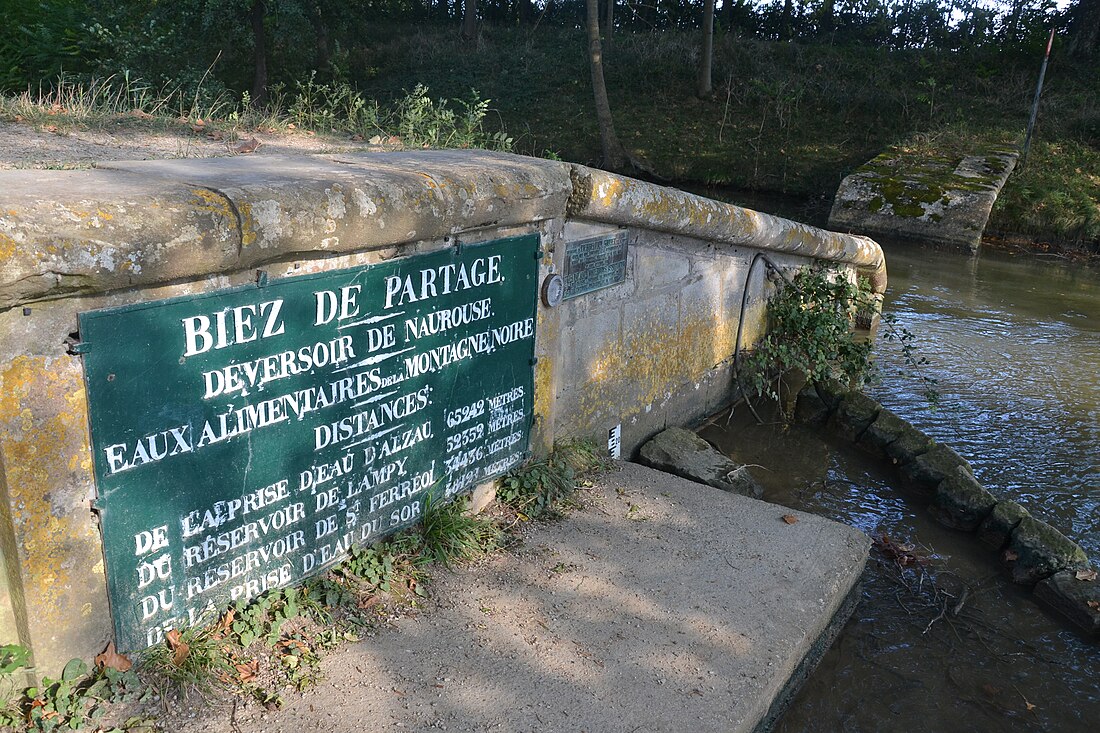 Canal à bief de partage