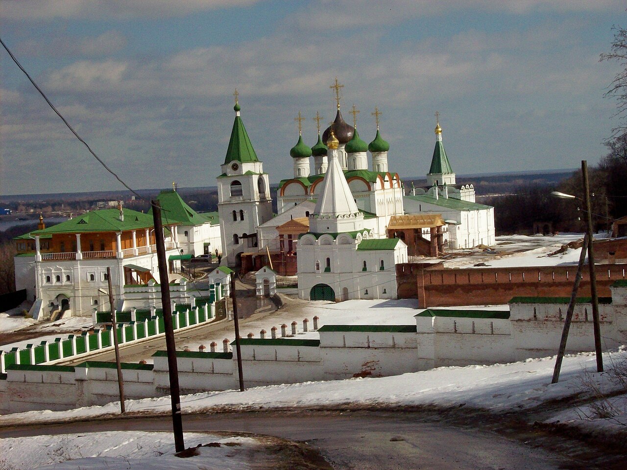 Печерский монастырь близ нижнего новгорода картина