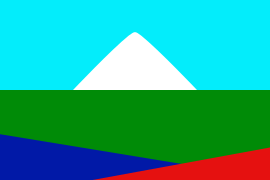 Bandera mapuche del territorio pehuenche.