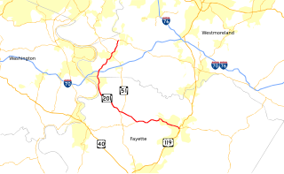 Pennsylvania Route 201 highway in Pennsylvania